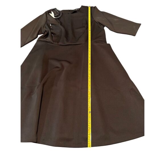 Eloquii Women's Elegant Classic Silhouette Dress Black Size 18 NWT - Picture 6 of 14